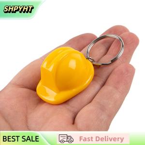 SHPYHT Helmet Hard Hat Keychain Holiday Creative Safety Helmet Keying Jewelry Gift
