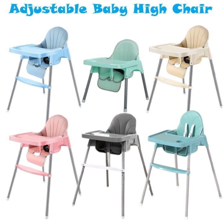 Ready Stock Adjustable Baby Dining High Chair High Baby Chair