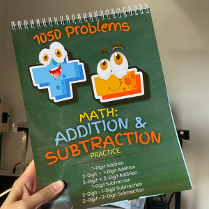 ADDITION & SUBTRACTION Practice K-6 (90 pages - 1050 problems) - Math Workbook