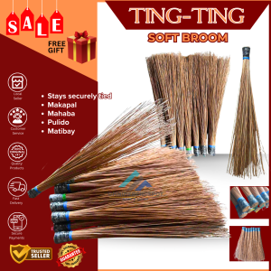 OmniMerchDepot Large Double Sewing Soft Brooms Walis tambo Makapal at Matibay Broom Sweeper Softbroom Baguio walis Tambo Baguio Original broom soft tambo heavy duty Tambo Walis Long Soft Broom Silhig Lanot  Broom Soft Tambo Broom Tambo Broom Walis Tibay
