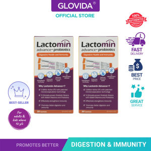[Bundle of 2] Lactomin Advance+ Probiotics 30s | Exp: Jul-2028 | Glovida