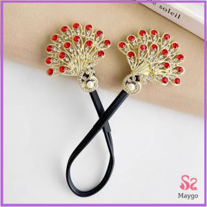 กิ๊บติดผมคริสตัลนกยูง กิ๊บเกาหลีสําหรับผู้หญิงเครื่องประดับผมจัดแต่งทรงผม Hairpin