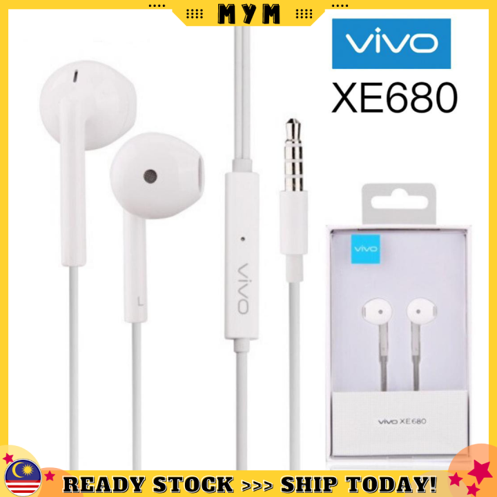 【MYM Ready Stock】Vivo XE680 Ear Buds Super Bass