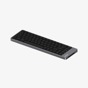 LOFREE Flow 2 Low-Profile Mechanical Keyboard Aluminum Alloy with Pulse Tactile Switches Rechargeable Wireless Keyboards with 3 Mode Connections for Windows macOS LOFREE Flow2