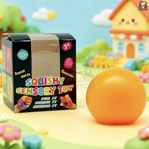 [SG Seller] Mini Gloss Solid Squeeze Ball Silent Slow Rebound Pocket Fidget Toy Relieve s Anxiety SG Ready Stock