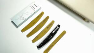 JODSONE Nail File and Buffer Set 5PCS Double Side Trimed Nail Files and Buffers Emery Boards for Nails 80/240 Nail Shine Polishing Stick Reusable Washable Nails Tools Suit for Home Salon