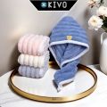 Khăn Trùm Đầu Khô Tóc - Khăn Quấn Siêu Thấm Hút Nước Cao Cấp, Mũ Trùm Tóc Nhanh Khô Siêu Thấm Khi Tắm - KIVO. 