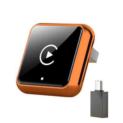 VYVYLABS Super Thin Wireless Carplay Adapter & Android Auto 2026 Upgrade Wired CarPlay to Wireless2-in-1 Mini USB /Type C Design with Fast Stable Connection Car Play for Apple iOS 10+ Android 11+ Version