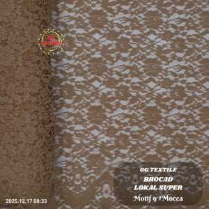 [0.5 METER] KAIN BROKAT LOKAL PREMIUM - Bahan Premium Halus - Lebar 1.5 Meter