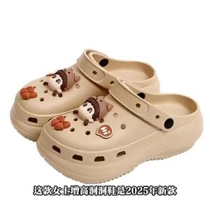 [Free Shipping] WomenS Thick-Soled Height-Increasing Clogs 2025 New Summer Style Slip-On Non-Slip For Petite Women