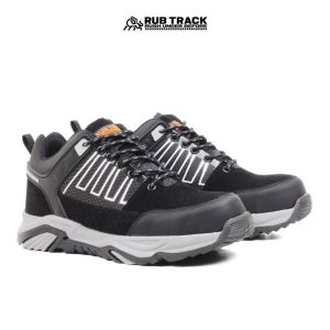 sepatu safety pria ujung besi tuype pendek sepatu hiking gunung