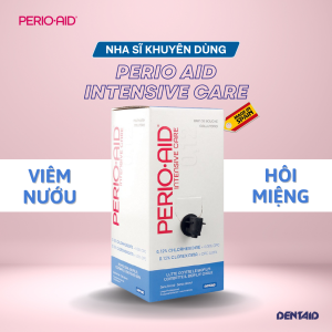 Nước Súc Miệng Perio Aid Intensive Care 5L - Ngăn Ngừa Chảy Máu Chân Răng Viêm Nướu Hôi Miệng Không Cồn