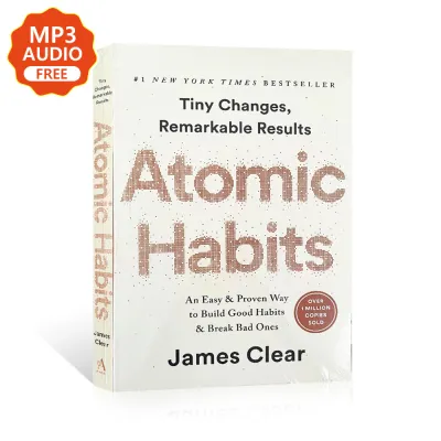 【TH STOCK】1/4 Books หนังสือภาษาอังกฤษ หนังสือพัฒนาตนเอง หนังสือ Atomic Habits / The Subtle Art of Not Giving A F*ck / Everything Is F*cked / Good Vibes Good Life English Book Mark Manson Book Self Help Self-Improvement Inspirational Book Gift พร้อมส่ง