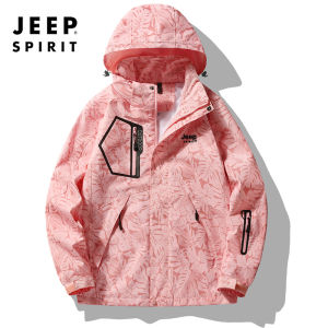 Jeep Spirit Spring Loose New Fan Jacket Mens and Womens Sports Outdoor Wind-proof Waterproof Mountaineering Couples Outside