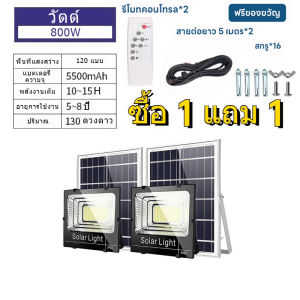 จัดส่งในวันสั่งซื้อไฟโซลาเซล 1000w1แถม1โคมไฟแผงโซล่าเซลล์บ้านโคมไฟโชล่าเชลล์ถนนledโคมไฟโซล่าเซล500wแท้ไฟสนามโซล่าเซลกันน้ำsolar light