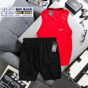 Bộ tanktop nam Bộ quần áo thể thao nam mặc nhà mùa hè ba lỗ sát nách cổ tròn VNO101