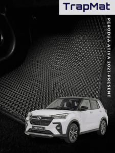 FOR - Perodua ATIVA TrapMat Customize Car Floor Mat 100% Waterproof Anti Slip Easy to Clean(Front & Rear)