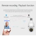 【Local delivery in Malaysia】E27 CCTV Wireless Bulb Camera Outdoor Waterproof Motion Detection 360° Rotation wifi IP Security Camera 3M Full Color Nigth Vision Camera. 