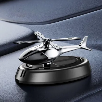 【GWEXMRRI】 Car Aromatherapy Helicopter Car Solar Rotating Car Diffuser Car Air Freshener Car Decoration Interior Accessories Universal ⚡