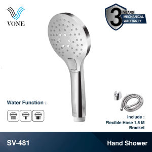 VONE Hand shower Mandi Handshower Multi Fungsi Air SV-481 Chrome