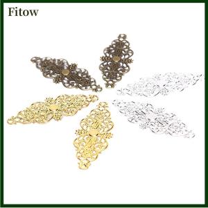 Fitow 20Pcs Filigree Flower Wrap Connector Crafts DIY Embellishments Findings Jewelry