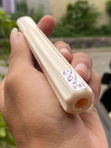 pipa gading gg lokal blimbing panjang 12cm berpulur bahan as tengah asli
