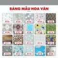 Decal dán kính 3d mờ hoa văn đẹp dán cửa sổ phòng ngủ nhiều mẫu khổ 90cmx50cm. 