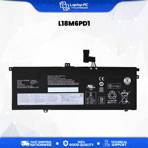 Laptop Battery L18M6PD2 L18M6PD1 Compatible with Lenovo ThinkPad X13 X390 X395 02DL020 02DL017