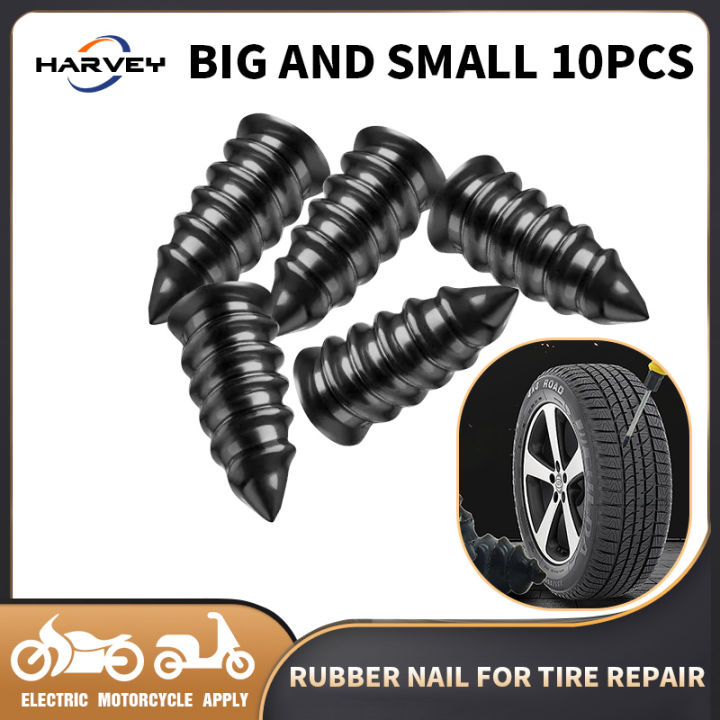 Motorcycle Tire Repair Kit Tire Repair Screw In Rubber Plug Nail - Foto 5