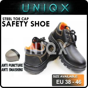 Uniqx Grand Low Cut Safety Shoe Steel Toe Safety Shoes Footwear Size 38-46 Low Cut Anti-slip Boots