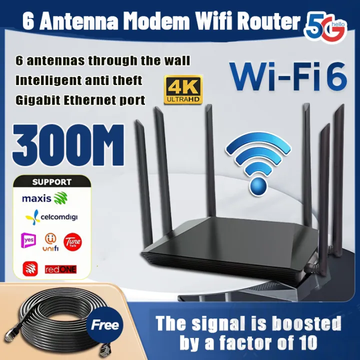 [48-Hour Delivery] 5G Home Router Super Strong Wall Penetrating ...