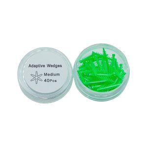 40Pcs/box Dental Adaptive Wedges Medical Silicone 16mm Length Sterilizable Gum Protector for Dental Clinic Lab Materials