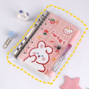 Binder Note A6 80 lembar Lucu Karakter Characet Daily Planner-YuanYuan Mall