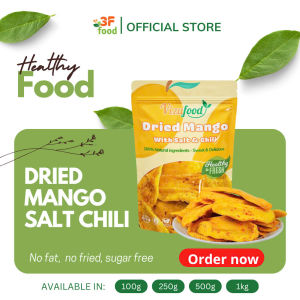 VIZAFOOD DRIED MANGO WITH SALT & CHILI - Dried Mango Salt Chili Spicy & Sour Snack 250gr