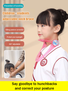 【Prevent Head Descent/Neck Forward Bending】Posture Correction Sitting Posture Corrector Improves Hunchback And Forward Leaning for Children and Adults Spine Alignment Support