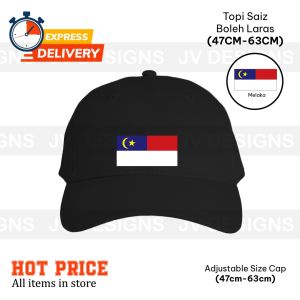 [ CAP ] EMBROIDERY/ SULAM AMAZING MALACCA FLAG DESIGN CAP FOR MEN AND WOMEN