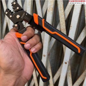 KỀM BẤM VÀ TUỐT DÂY ĐIỆN ĐA NĂNG 0.6 - 0.8 - 1.0 - 1.3mm2 ASAKI AK-9107