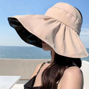 SERENEGLOW Summer Sun Protection Wide Brim Foldable Breathable Hat for Women with Neck Cover and Adjustable Design
