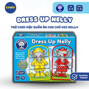 Trò chơi trí tuệ Dress Up Nelly - Orchard Toys giúp trẻ nhận biết màu sắc và phối hợp tay mắt