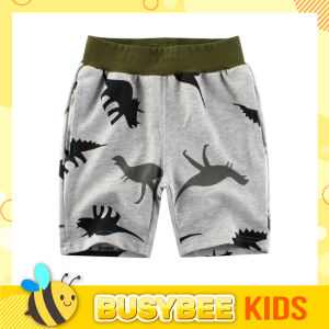 Kids Children Short Pants for 1-10 years old boys girls with dinosaur full print