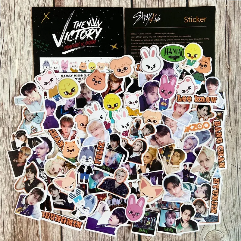 Stray Kids Stickers / Stray Kids Album Stickers / Stray Kids Logo Stickers  / Kpop Stickers / Stray Kids / SKZ / Album Logo Stickers 