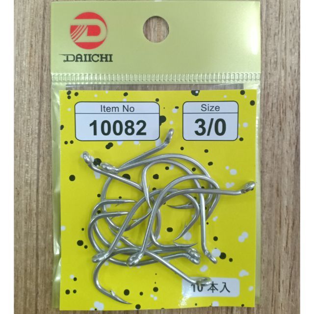 DAIICHI 10082 STAINLESS STEEL FISHING HOOK