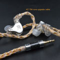 Tai Nghe KZ Replaceble Cáp Vàng Bạc Đồng Hỗn Hợp Nâng Cấp Earbuds Cáp 2Pin 0.75Mm Thay Thế Dòng Tai Nghe HiFi Lossless Tai Nghe Dây Âm Thanh Cho KZ ZSN DQ6S EDA ZES EDX ZEX ZS10 Pro GK CCA TRN MT1 Pro ST2 CS2 TANGZU WANER SG Tai Nghe Phụ Kiện. 
