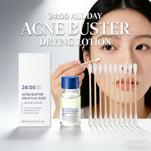 new Acne Buster Salicylic Acid Lotion With Cotton Swab Set Oil Control Blackhead Remover Pore Cleanser Face Treatment Essence Serum hot