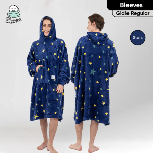 Bleeves® | Stars Gidie (Giant Hoodie) Wearable Blanket for Men and Women