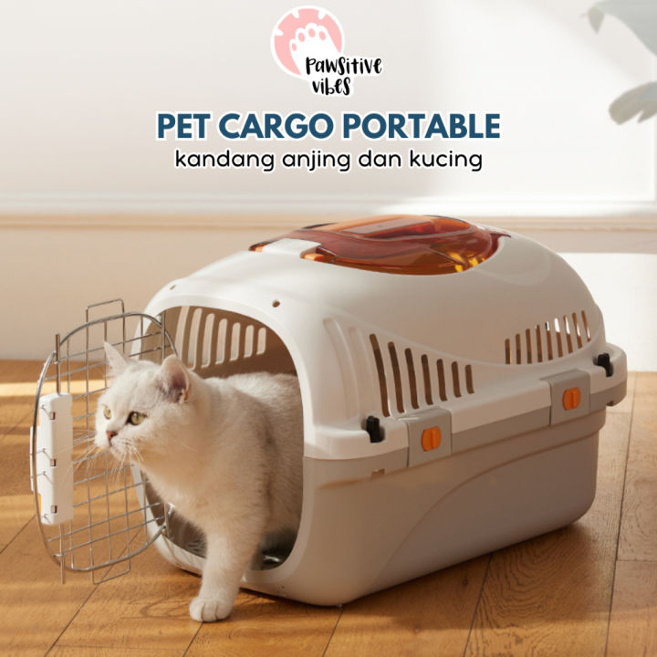 Pet Cargo Premium Pintu Pet Carrier Besar Pet Travel Anjing