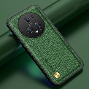 Case For Honor Magic 5 Pro Magic5 5G 2023 Phone Casing Back Cover Shockproof Bumper Luxury Leather Simple Fashion Solid Color No Fingerprint Anti Drop Soft TPU Edge