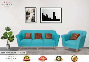 SOFA RETRO MOZIA 3 + 1 SEATER