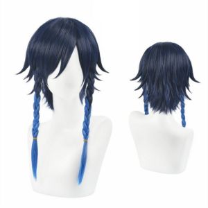 Genshin Impact Venti Barbatos Cosplay Costume Uniform Wig Anime Chinese Style Halloween Costumes For Women Game Wendi Windy