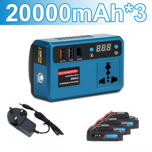 【Malaysia Delivery】Household inverter Power Converter 21V to 220V Original Pure sine wave Inverter Car Power Transformer Bekalan kuasa Adapter Gelombang sinus tulen Penyongsang Power Inverter Penukar Suitable for 150W high-power electrical appliances 逆变器